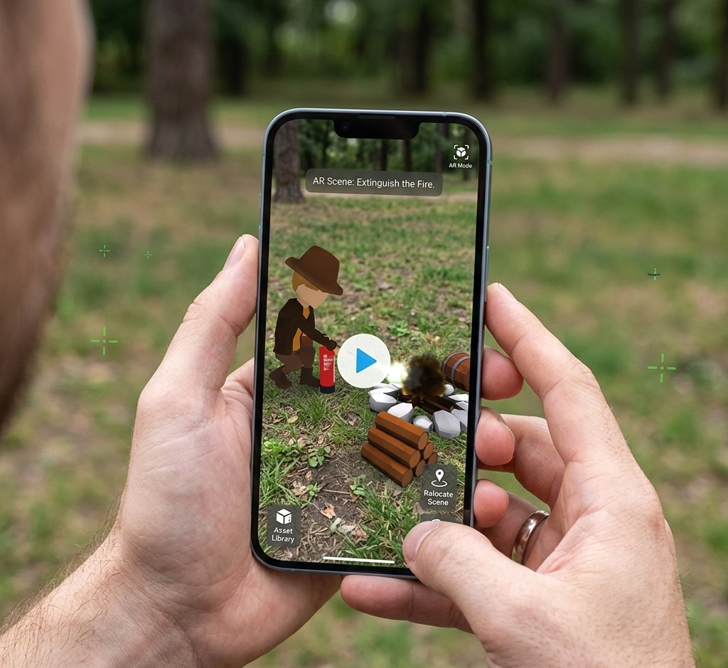 Augmented Reality for Fire Fighting Training Experience!