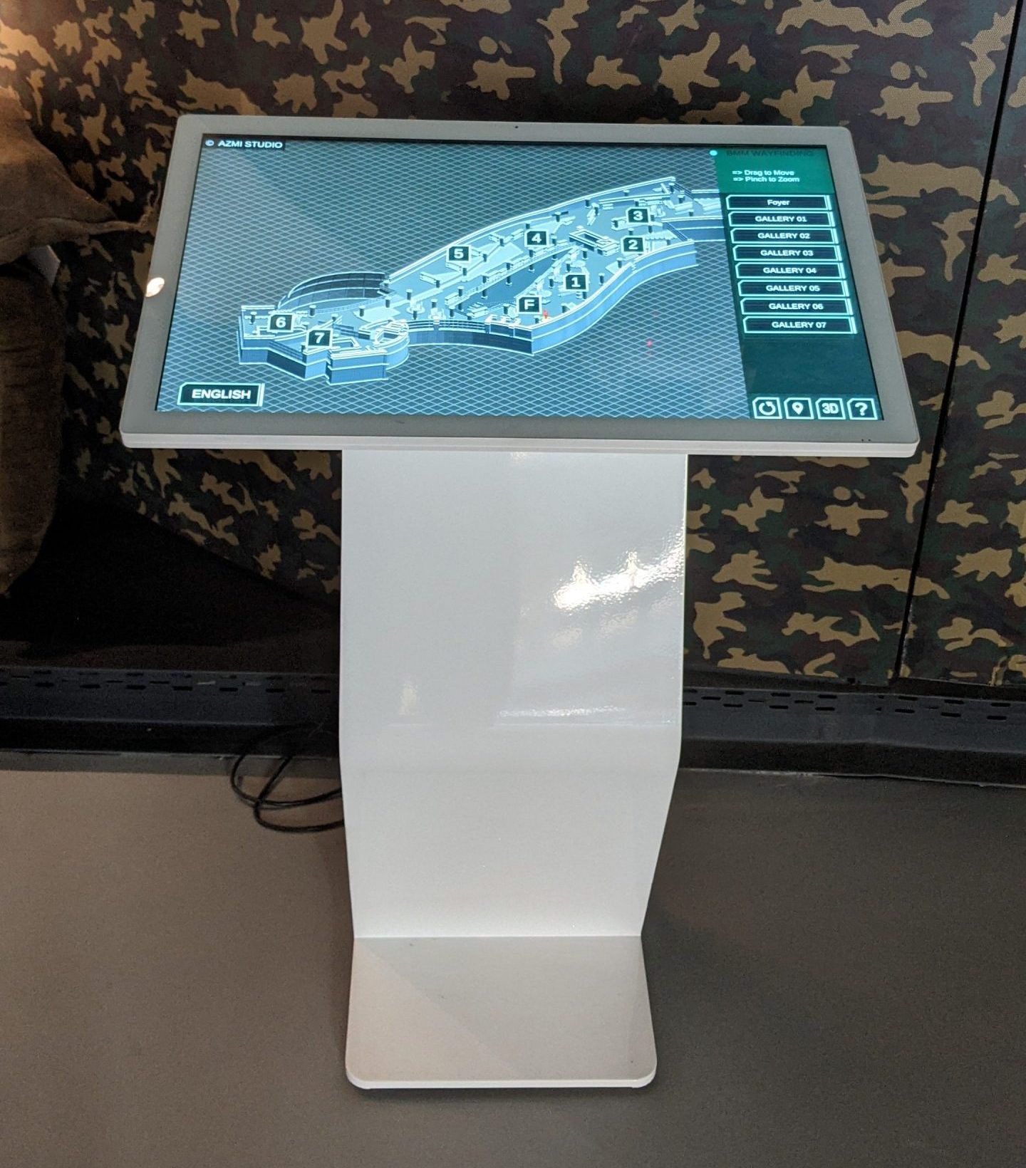 About Kiosk Way Finding Map Experience!