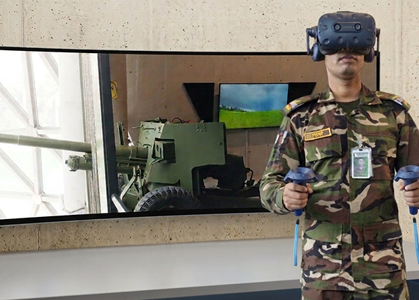 Virtual Reality Artillery Gaming Experience