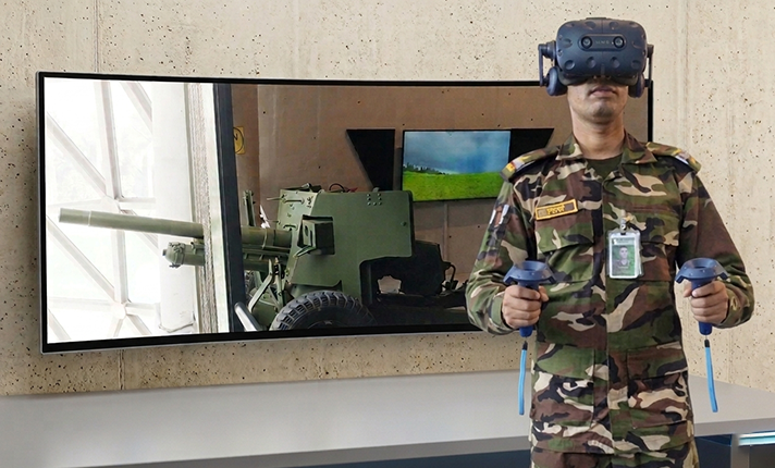 Virtual Reality Artillery Gaming Experience