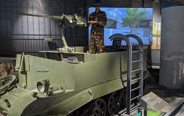Virtual Reality Interactive Tank Combat Simulator